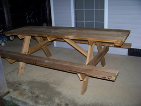 picnic table